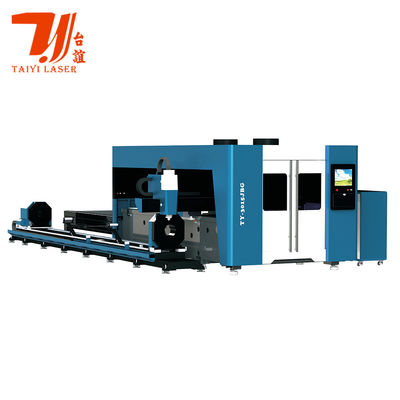 TY-3015JBG 1000W - 6000W CNC Fiber Laser Cutter Tabung Logam Mesin Pemotong Laser Pipa SS
