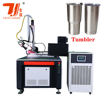 Promosi Canton Fair Custom 3000W Otomatis Serat Laser Mesin Pengelasan Untuk Stainless Steel Water Cup Sink Pengelasan