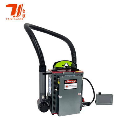 Portabel Mini Pembersih Laser Backpack 50W 100W 200W 300W Mesin Pembersih Laser Berpensa