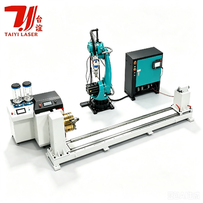 Peralatan Lapisan Laser Robot Berkualitas Tinggi 6 Aksi untuk Perbaikan Bagian Pakai dan Hardfacing
