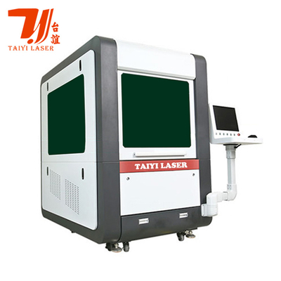 TY-6060JM 1000W-6000W Gold Silver Copper Mini Perhiasan Precision Closed Fiber Laser Cutting Machine