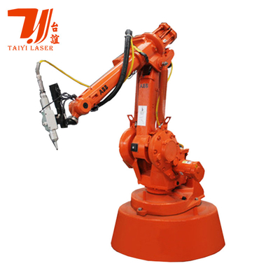 Promosi Canton Fair 6 Axis Robot Arm 1000W-6000W Pillow Plate Mesin Laser Las Fiber Metal Otomatis