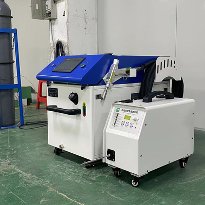 Promosi Canton Fair 4 In 1 Mini Multifunction Handheld Fiber Laser Welder, Mesin Las Pengelasan Logam