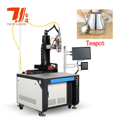 Promosi Pameran Canton Taiyi 1070nm Raycus Otomatis Serat Laser Mesin Pengelasan Presisi Tinggi