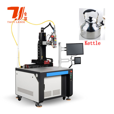 Promosi Pameran Canton 3000W 6000W Mesin Lasing Laser Otomatis Untuk Ketel Spout Teapot Body Teapot Base Welding