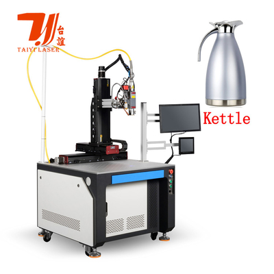 Promosi Pameran Canton 2000W 3000W Mesin Laser Serat Otomatis Untuk Pengelasan Ketel Baja Rostless