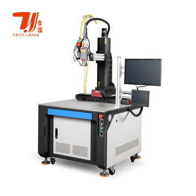 Air pendingin Endoskopik Kateter presisi Fittings Platform Mesin Laserselinding Otomatis untuk Las Logam
