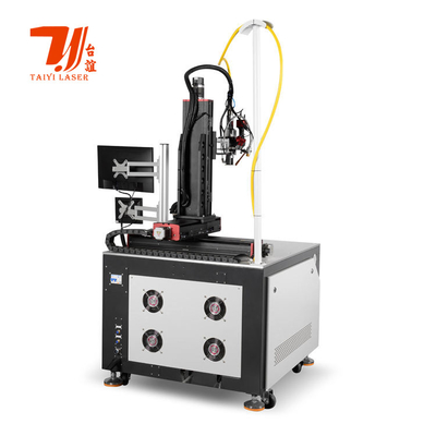 Air pendingin Endoskopik Kateter presisi Fittings Platform Mesin Laserselinding Otomatis untuk Las Logam