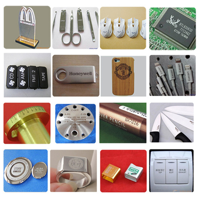 Penjualan panas 30W Portable Mini Metal Fiber Laser Marking Machine Dengan Laptop
