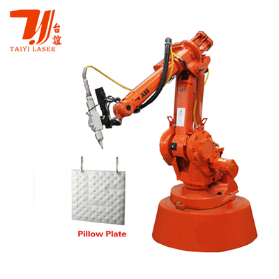 Mesin Pengelasan Laser Serat Piring Baja Rostless Dengan Lengan Robot Otomatis KUKA