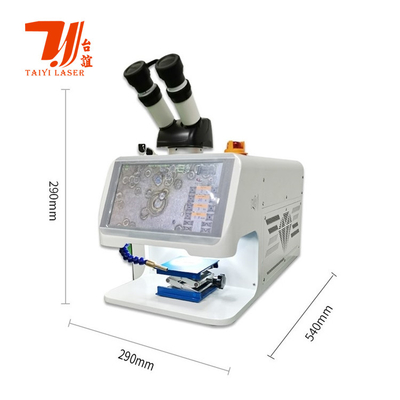 Portable Desktop 60W YAG Laser Welding Machine Untuk Perhiasan Dengan Pendingin Air