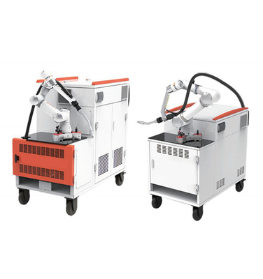 2024 Baru Cobot Mig Welder 350A Robot Las MIG 6 Sumbu Stasiun Kerja Pengelasan Lengan Cobot