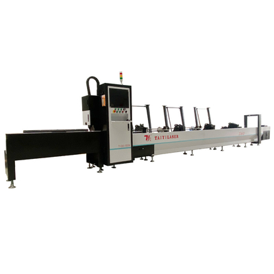 Mesin pemotong laser serat otomatis CNC 1500W untuk pipa pipa bulat persegi ukuran kecil