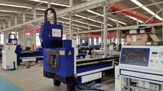 Mesin pemotong laser serat otomatis CNC 1500W untuk pipa pipa bulat persegi ukuran kecil