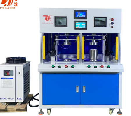 1000W - 6000W Stainless Steel Kettle Teapot Tumbler Double Station Otomatis Fiber Laser Mesin Pengelasan