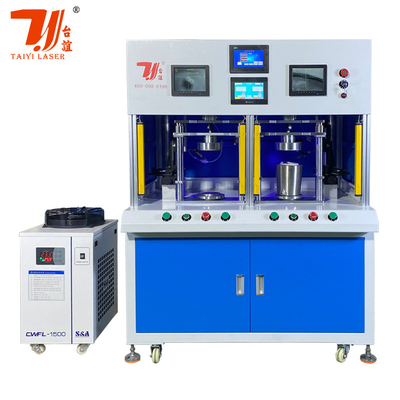 1000W - 6000W Stainless Steel Kettle Teapot Tumbler Double Station Otomatis Fiber Laser Mesin Pengelasan