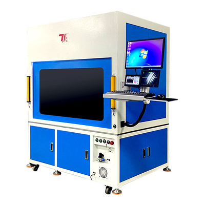 Custom High Tightness Bellows Otomatis Serat Laser Mesin Pengelasan Dengan Kabinet Tertutup