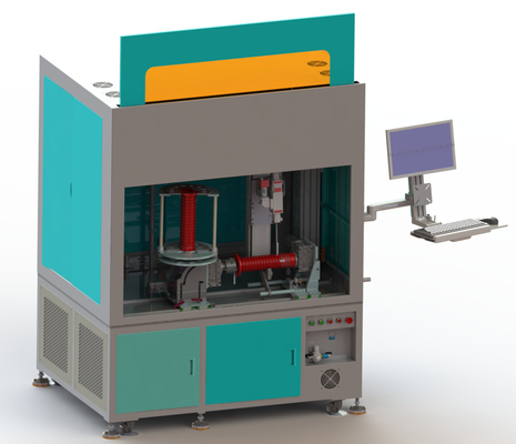 Custom High Tightness Bellows Otomatis Serat Laser Mesin Pengelasan Dengan Kabinet Tertutup