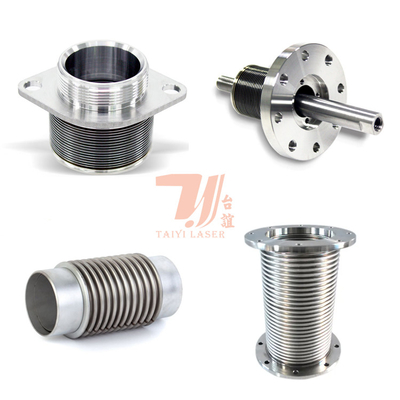 Custom SS Matel Bellows tertutup Otomatis Serat Laser Mesin Las