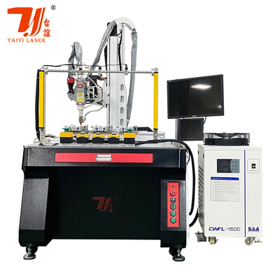 Disesuaikan 4 Axis 1500W Mesin Laser Otomatis Pengelasan untuk Teapot Spout