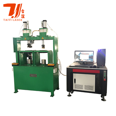 Mesin Las Laser Fiber Otomatis 3000W 2025 Dua Stasiun Untuk Ketel Listrik