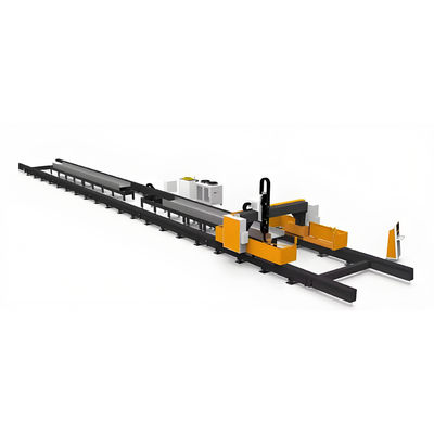 Mesin Pemotong Laser Fiber Rel Tanah Format Ekstra Besar 12KW 20KW Berkualitas Tinggi untuk Pemotong Lazer CNC Logam