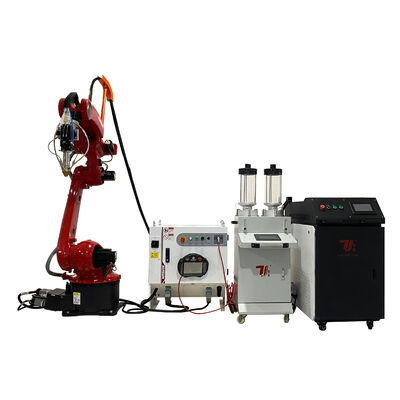 Mesin Lapisan Laser CNC Berkecepatan Tinggi 6KW untuk Perbaikan Poros & Penggantian Plating Chrome, 90% Efisiensi Bubuk