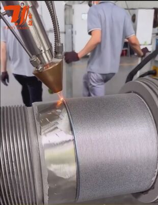 6000W Robot Laser Cladding Machine untuk Hydraulic Rods, Oilfield Tubing, dan Cylindrical Component Rebuilding
