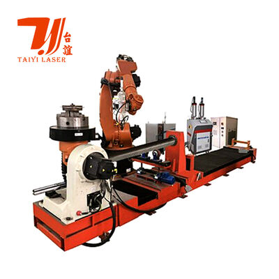 6000W Robot Laser Cladding Machine untuk Hydraulic Rods, Oilfield Tubing, dan Cylindrical Component Rebuilding