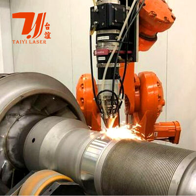 6000W Robot Laser Cladding Machine untuk Hydraulic Rods, Oilfield Tubing, dan Cylindrical Component Rebuilding