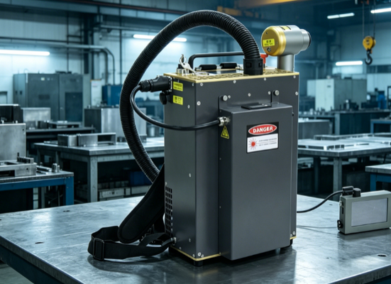 Mesin Pembersih Laser Khusus yang Menggabungkan Garis Bentuk Laser dan Kecepatan Pengukiran 0-60000mmmin Dirancang untuk Persiapan Permukaan