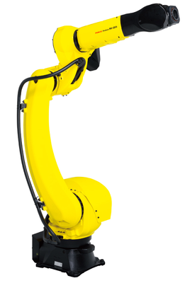 Robot pemotong laser tugas berat FANUC dengan sumber laser serat 6kW untuk pemotongan baja plat tebal dan pembuatan logam industri