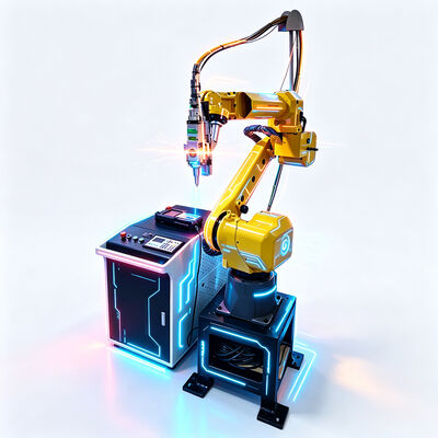 Industri FANUC Robot Laser Cutting Machine 6-Axis Fiber Laser Cutter untuk lembaran logam dan tabung dengan presisi tinggi ± 0.01mm