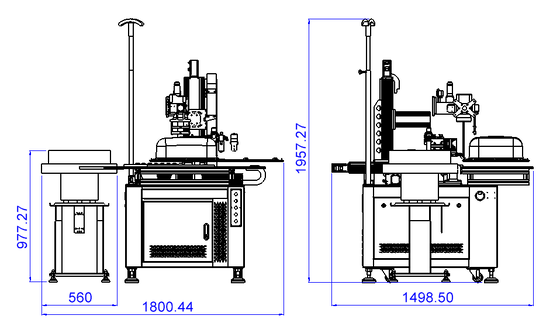 Mesin Las Laser Fiber Otomatis Klem Wastafel 2kw 2000W