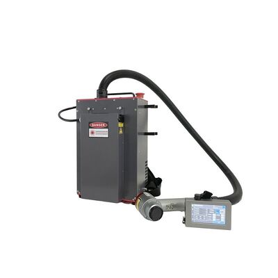 Mesin Pembersih Laser Serat Pulsa Portabel Ransel 200W untuk Penghilangan Karat, Cat, dan Minyak