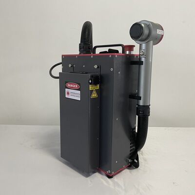 Mesin Pembersih Laser Serat Pulsa Portabel Ransel 200W untuk Penghilangan Karat, Cat, dan Minyak