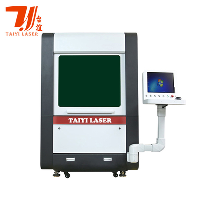 TY-6060JM 1000W-6000W Gold Silver Copper Mini Perhiasan Precision Closed Fiber Laser Cutting Machine