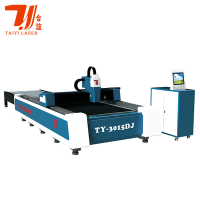 1500 W- 6000 W Double Exchange Table CNC Mesin Pemotong Laser Serat