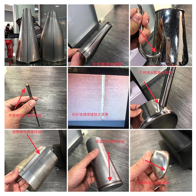 1000W - 6000W 4 Axis Multifunctional Fiber Optic Lanjutan Laser Mesin Pengelasan
