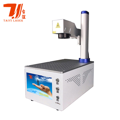 Promosi Canton Fair Mini Portable 20W 30W Raycus Fiber Laser Marker