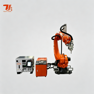 Tukang Las Laser IPG 4000W Berdaya Tinggi dengan Lengan Robot KUKA untuk Pengelasan Produksi Massal Berkecepatan Tinggi