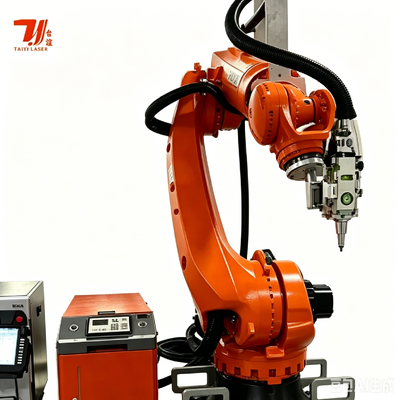 KUKA 6-Axis Robot 4000W IPG Laser Welding Equipment untuk pengelasan 3D kompleks dari perakitan logam