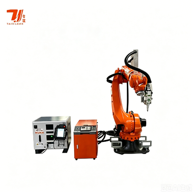 4000W High Precision IPG Robotic Laser Welder dengan KUKA KR35 Robot untuk Otomotif & Industri Berat