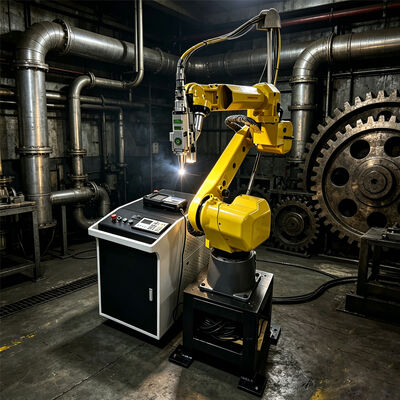 FANUC Robot M-20 6 Axis Robot Otomatis 3D Laser Fiber Mesin Pemotong untuk Fitness Peralatan Perabotan Dukungan Pemotongan