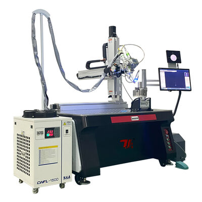 Mesin las laser industri dengan rentang titik yang dapat disesuaikan dan kepala las presisi tinggi untuk dan operasi las