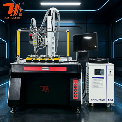 Mesin Las Laser Otomatis Teko Aluminium 4 Axis 1500W 2kw 3kw