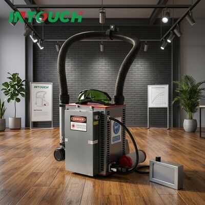200W 300W Backpack Laser Cleaning Machine Air-Cooled Portable Fiber Laser Rust Remover Untuk Kerja di Tempat