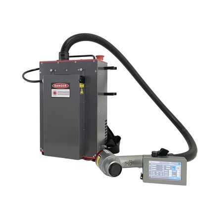 Mesin Pembersih Laser Ransel 200W Desain Baru Mesin Penghilang Karat Laser Portabel Ringan