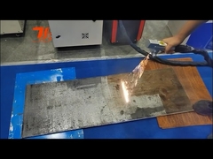 Mesin Penghilang Karat Laser Serat CW Pembersihan 1000w 1500w 2000w