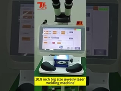 Desktop 10 inci layar besar mesin las perhiasan laser